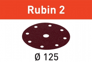 Шлифовальные круги Festool Rubin 2 STF D125/8 P60 RU2/10