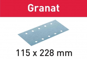 Шлифовальные листы Festool Granat STF 115X228 P100 GR/100